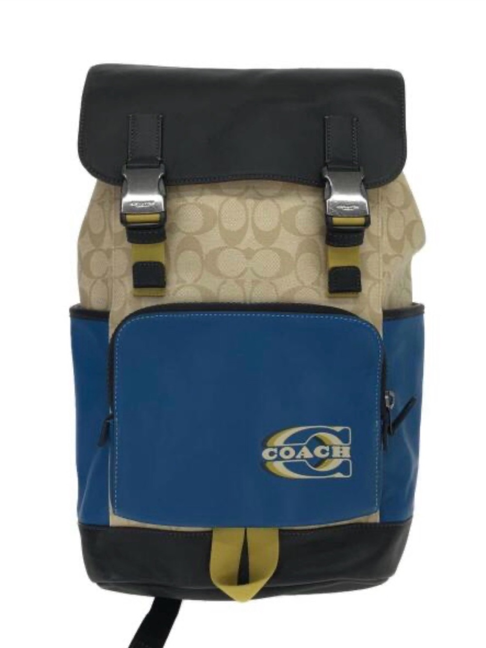 Coach Men’s Multicolor Signature Canvas Backpack